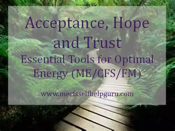 Acceptance, Hope and Trust: Essential tools for optimal energy (ME/CFS/FM)