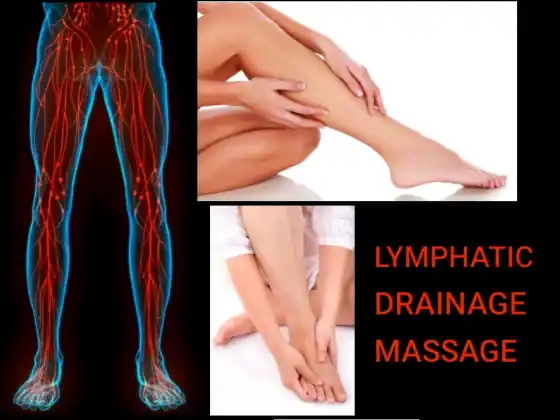 Massage dẫn lưu bạch huyết cho bàn chân và chân