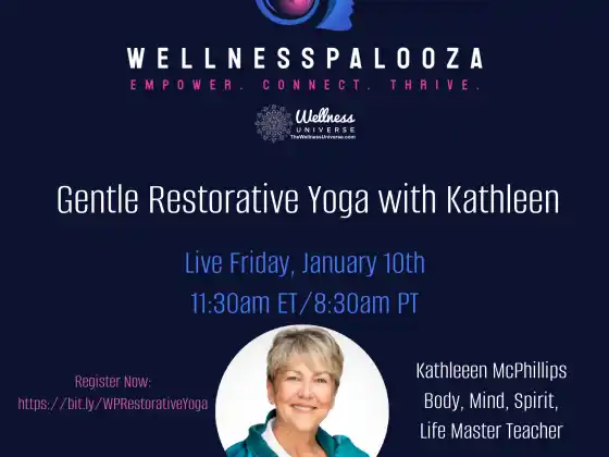 Wellnesspalooza 2025 Yoga Restoratif Lembut bersama Kathleen McPhillips